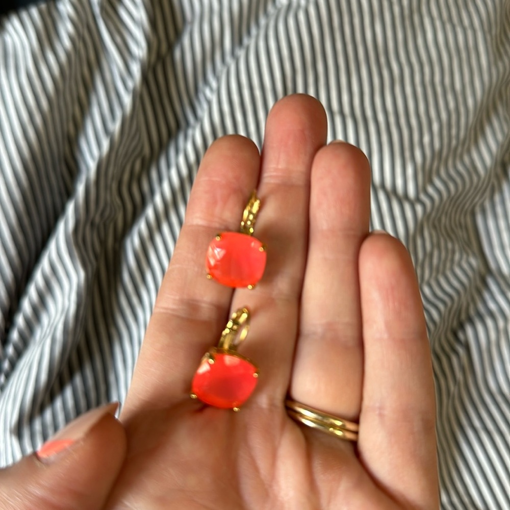 Kate Spade Neon Pink Earrings